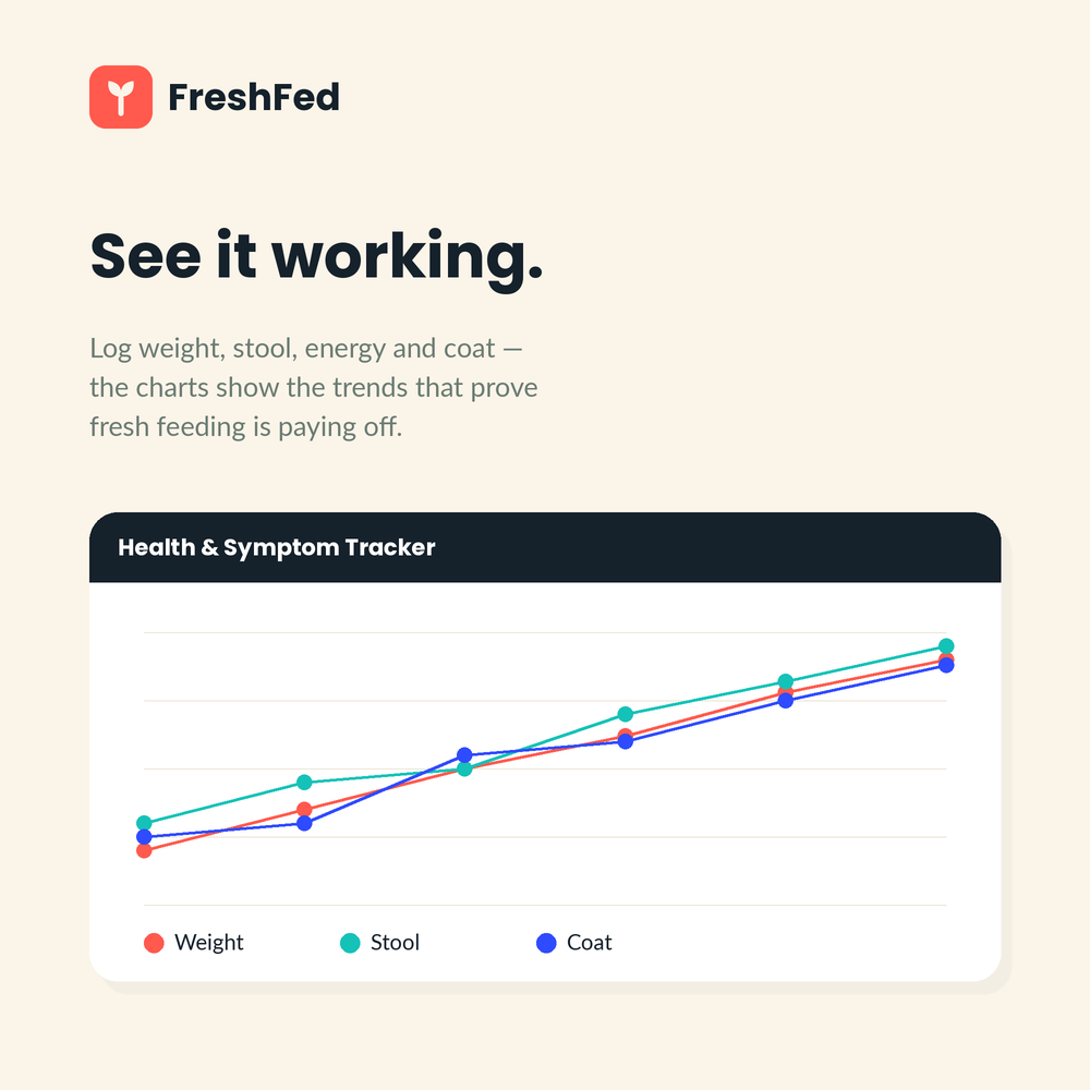 The Fresh Feeding Operating System — Raw & Fresh Dog Feeding Calculator + Trackers